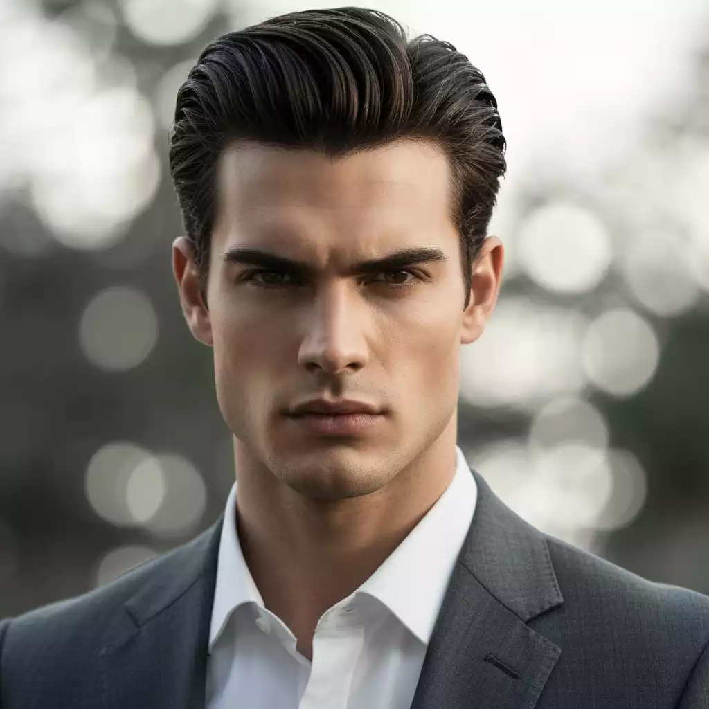 Close-up of healthy, shiny, frizz-free hair after treatment